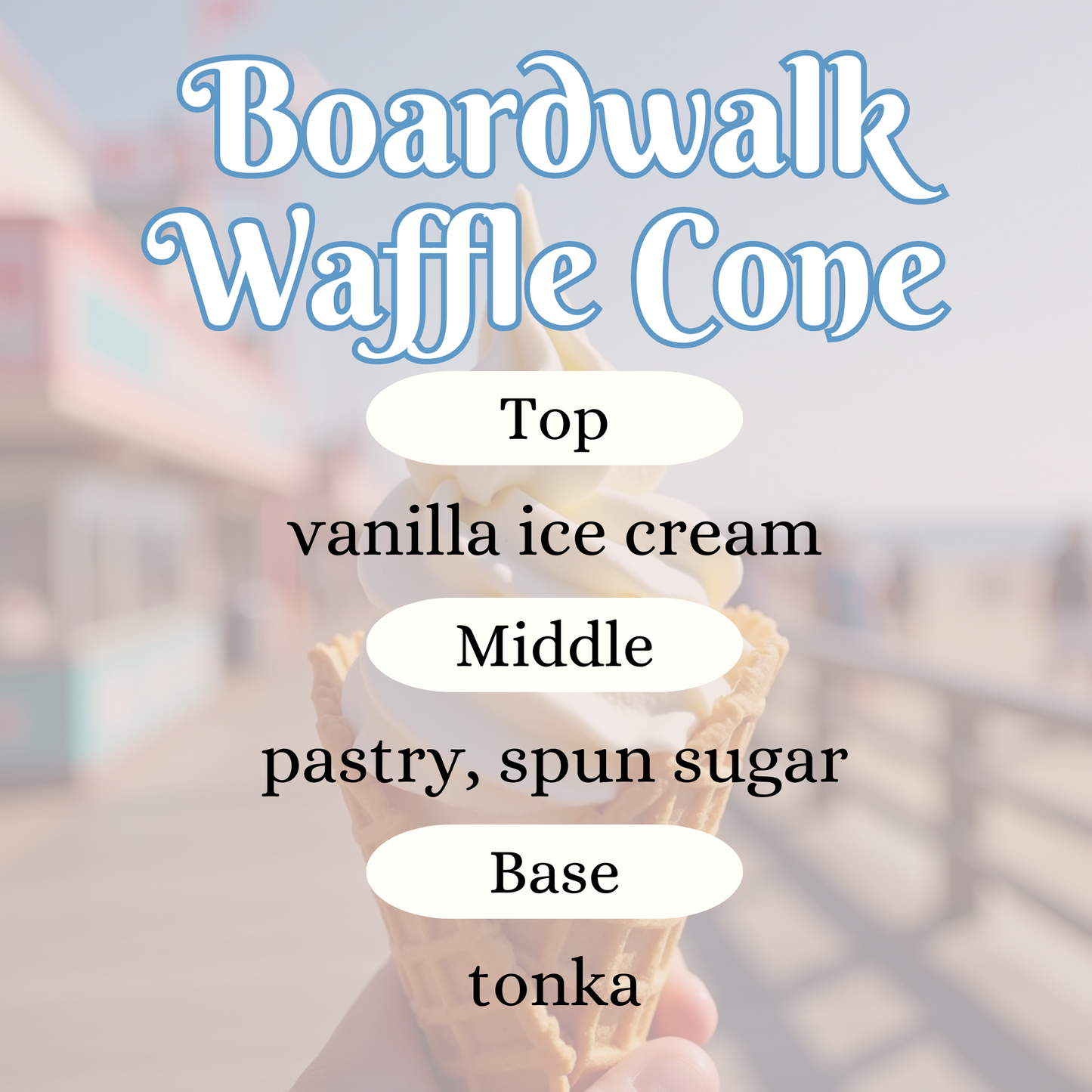 Boardwalk Waffle cone