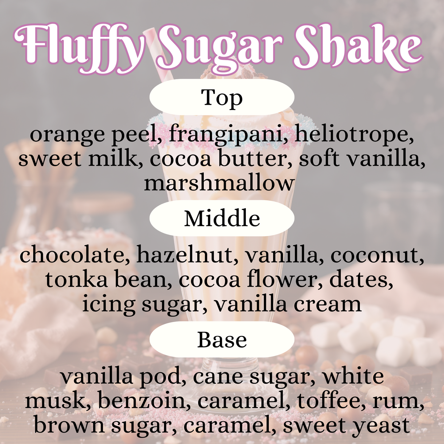 Fluffy Sugar Shake