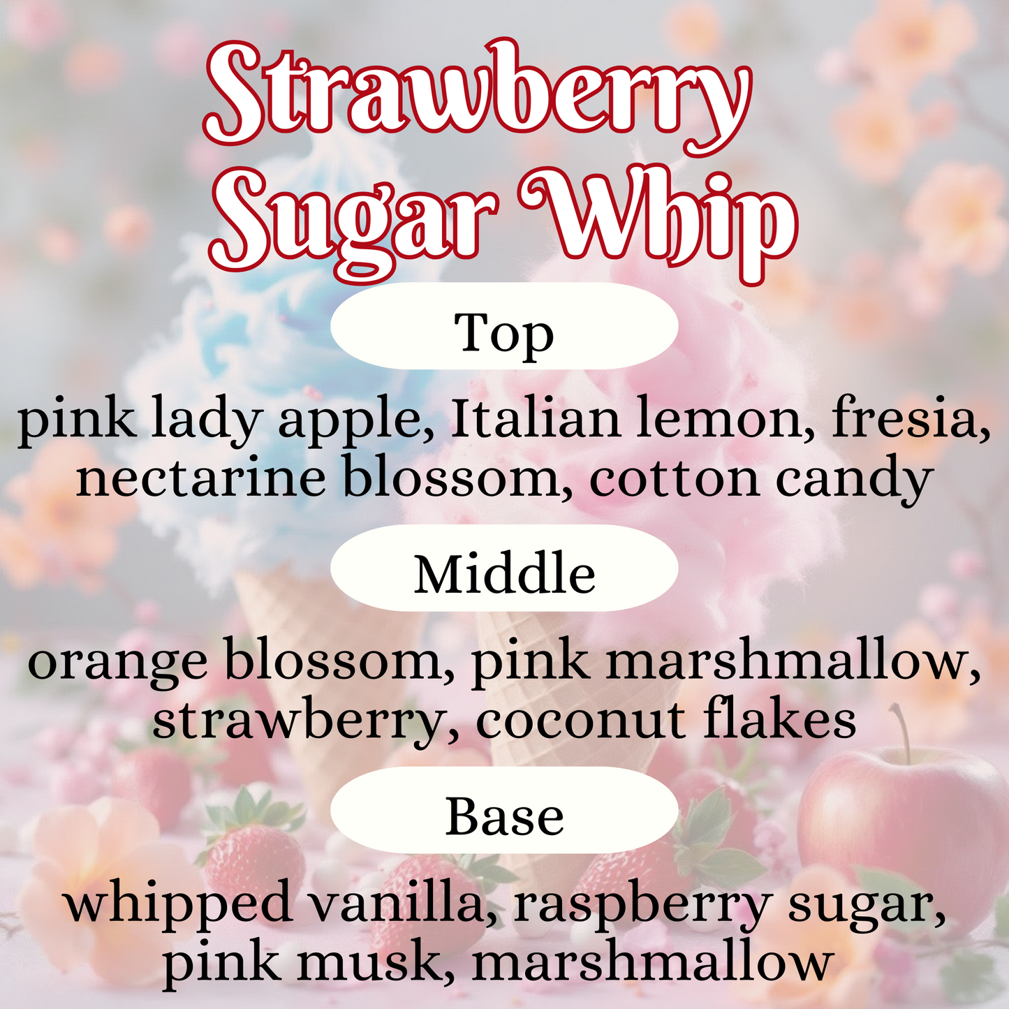 Strawberry Sugar Whip