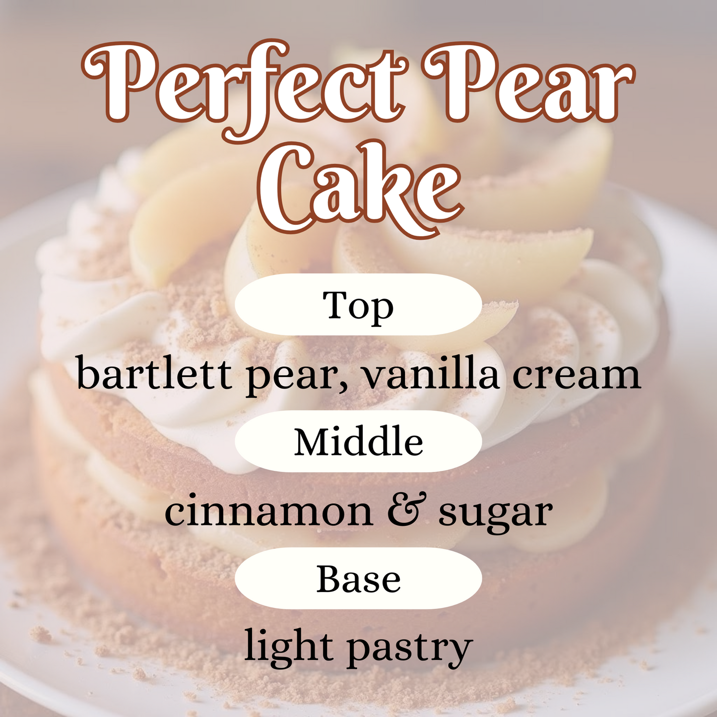Perfect Pear Cake