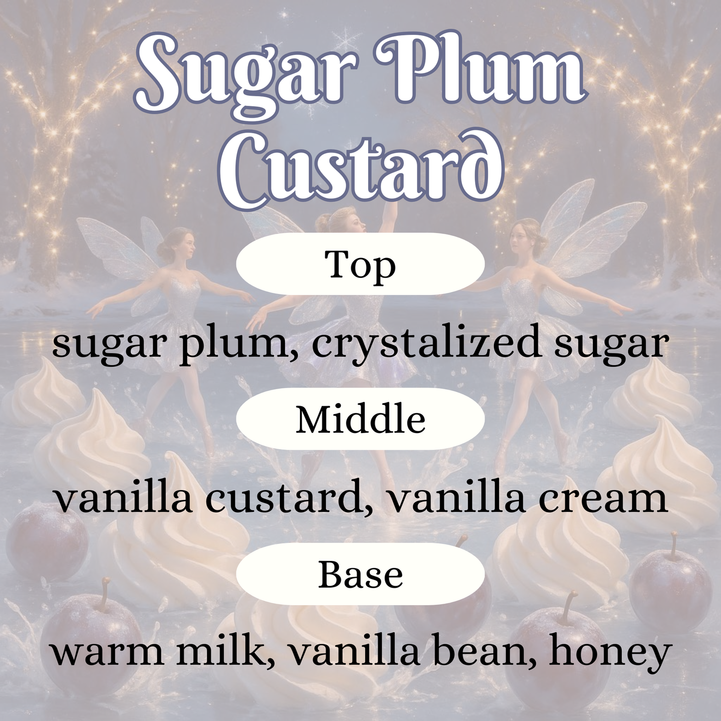 Sugar Plum Custard