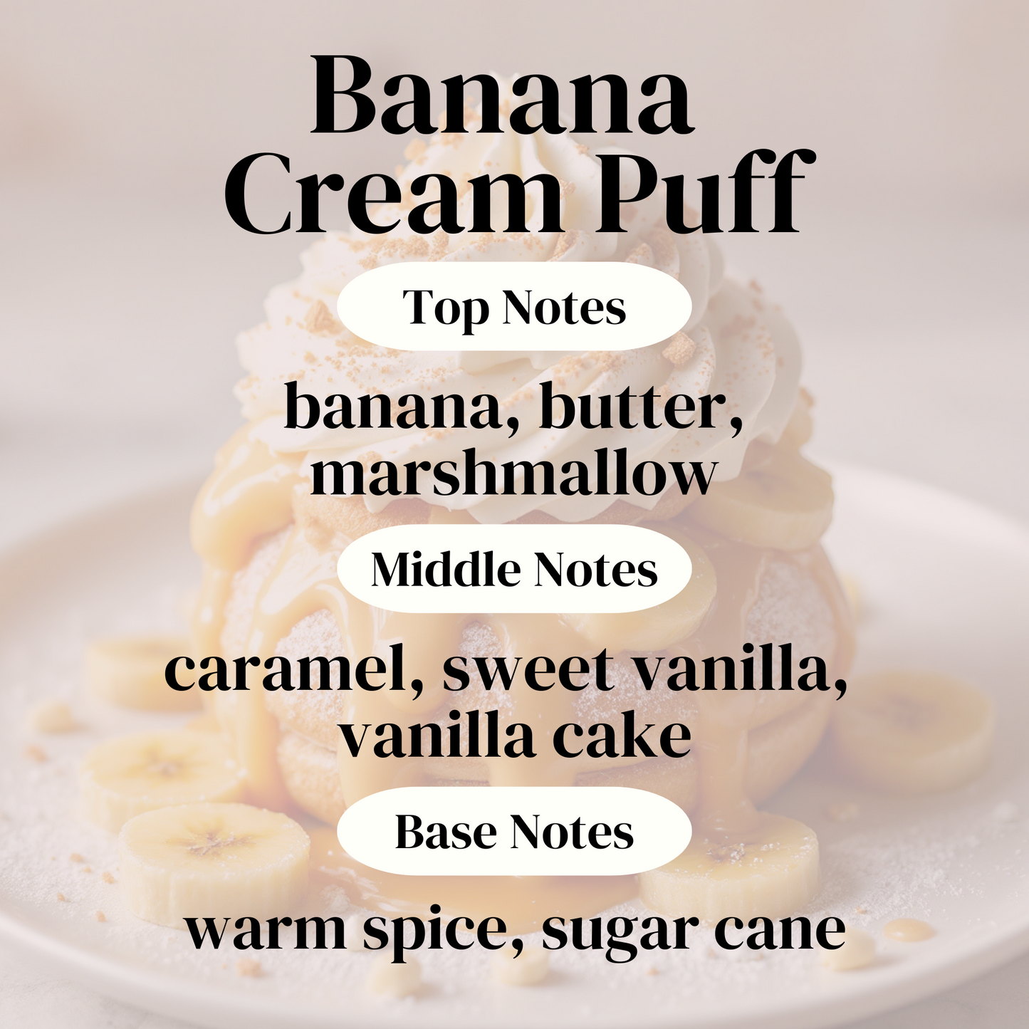 Banana Cream Puff