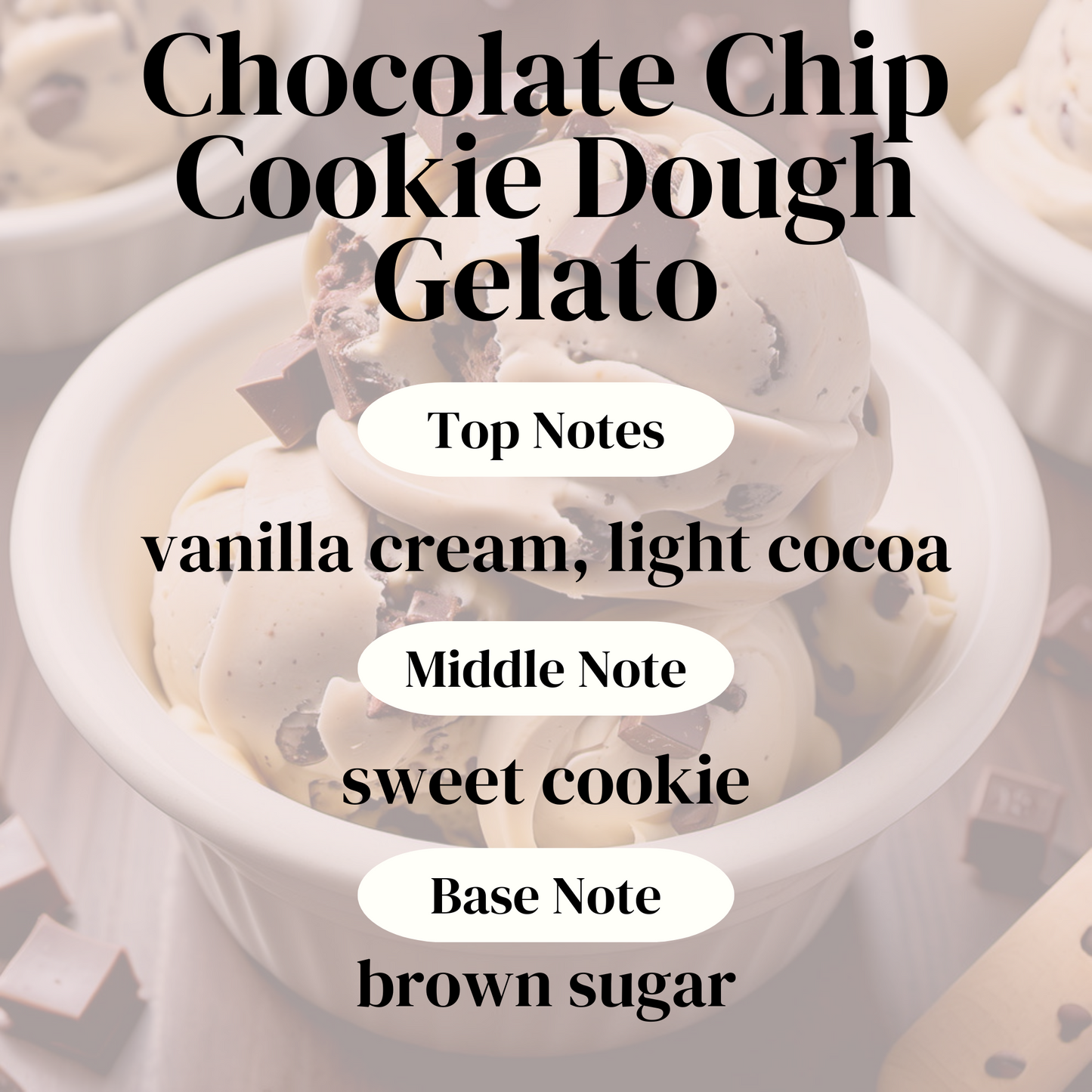 Chocolate Chip Cookie Dough Gelato