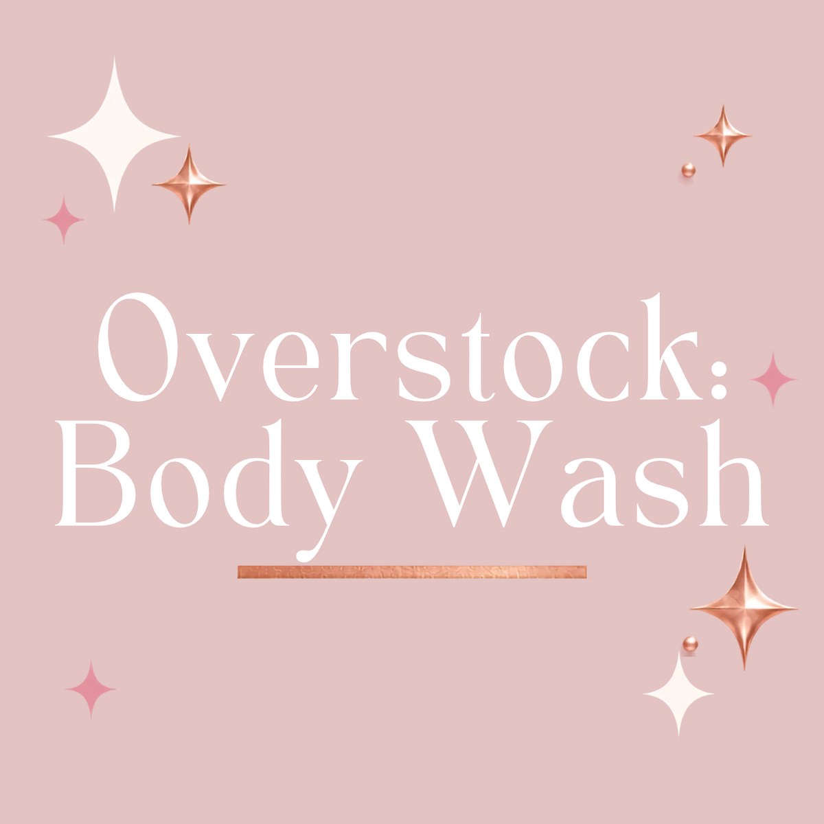 Overstock: Moisturizing Body Wash-6oz