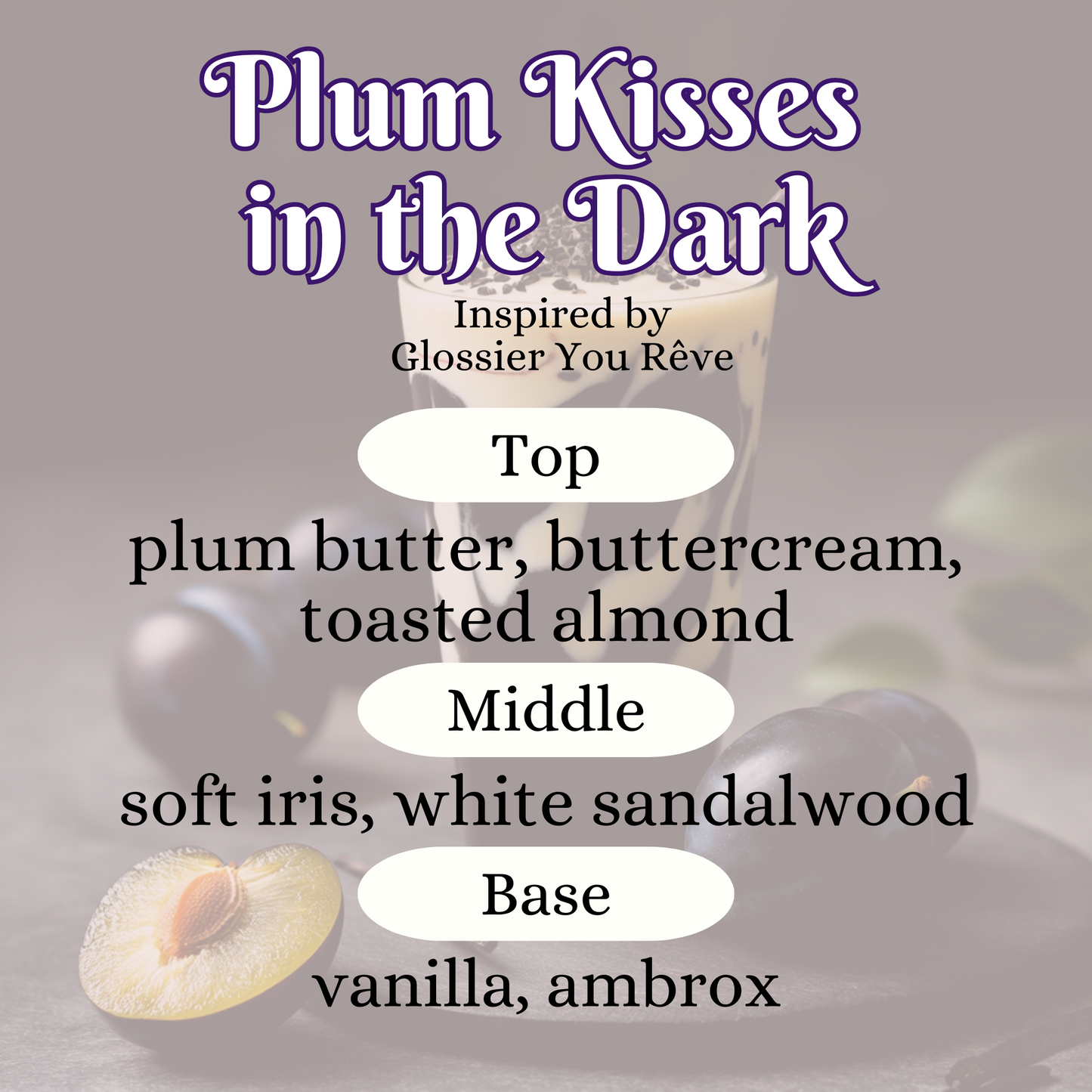 Plum Kisses in the Dark