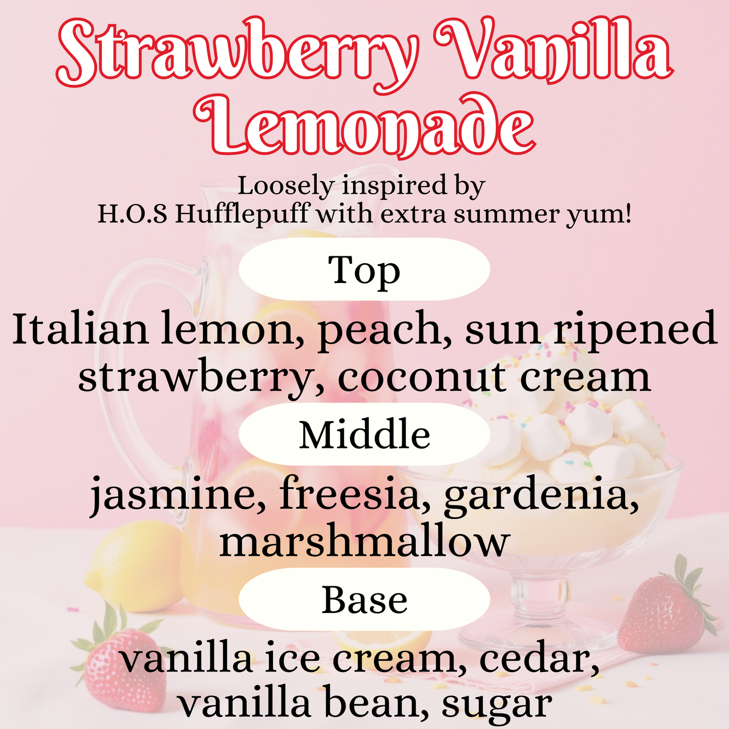 Strawberry Vanilla Lemonade