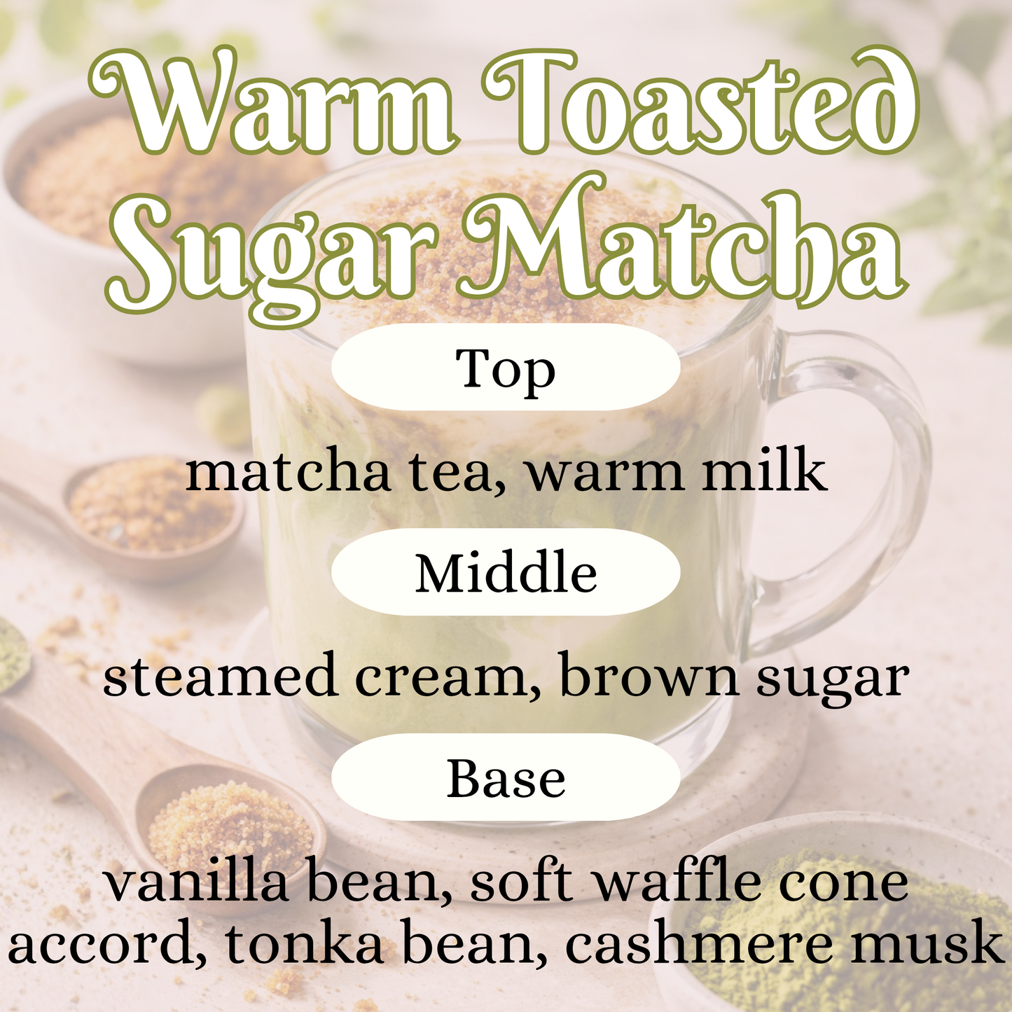 Warm Toasted Sugar Matcha 🌟