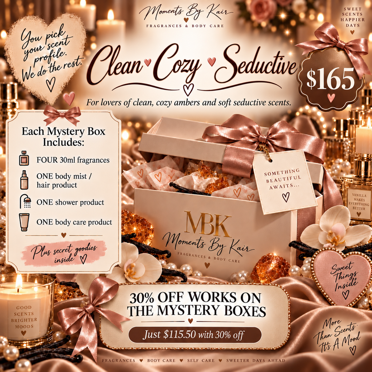 Clean Cozy Seductive Mystery Box