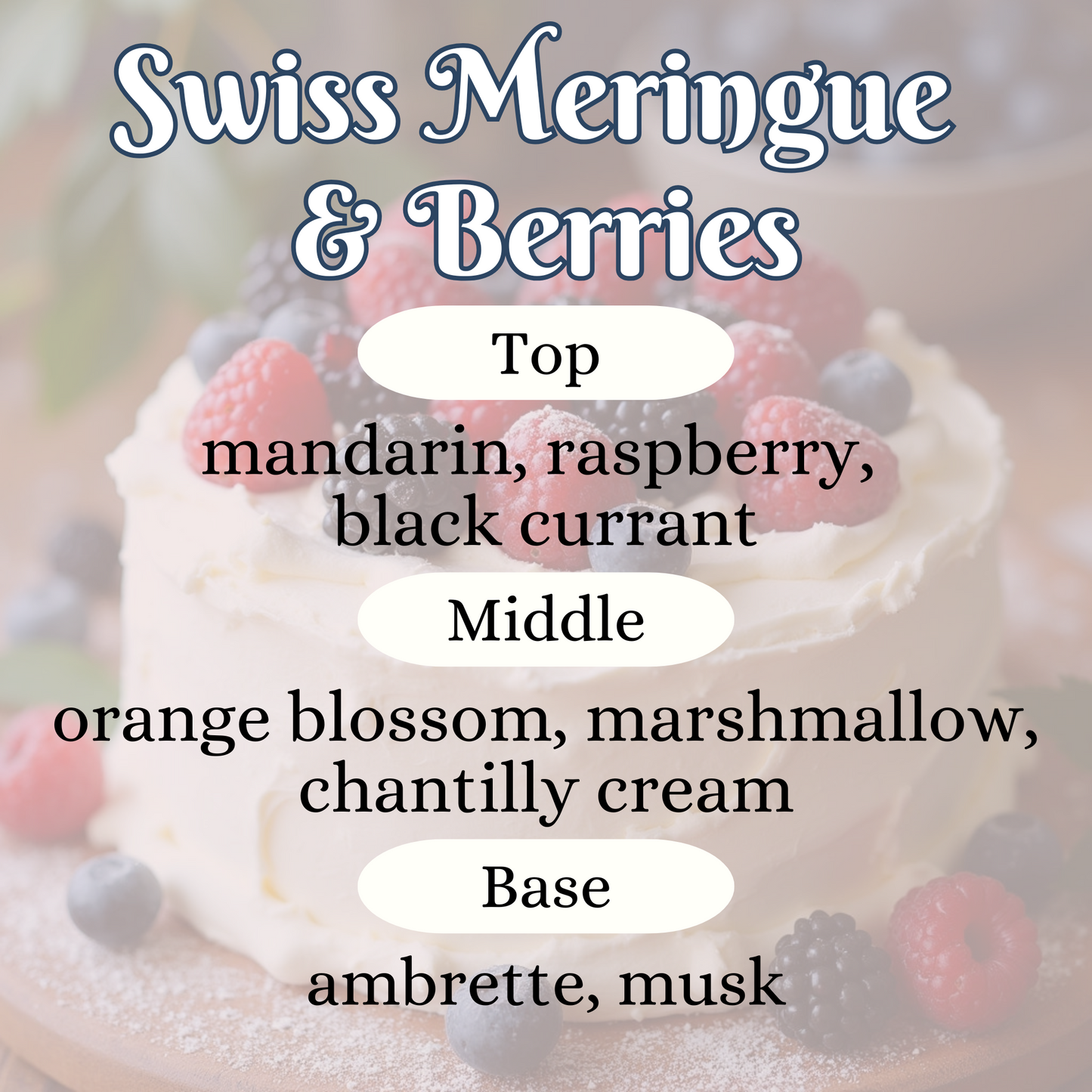 Swiss Meringue and Berries