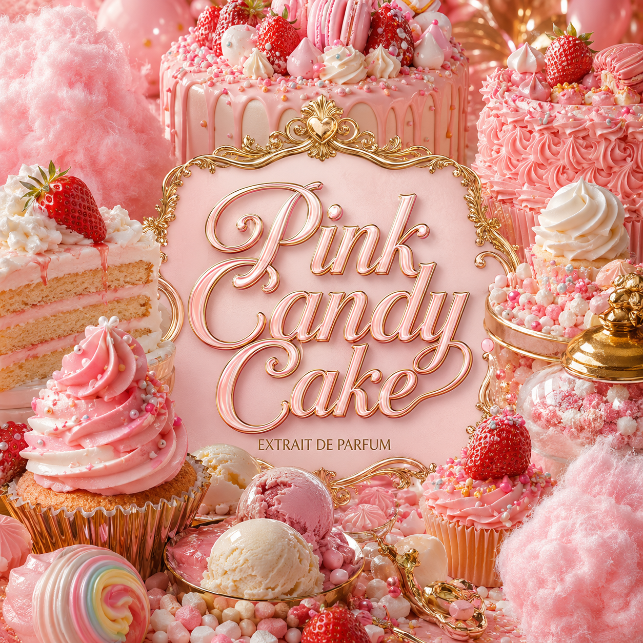 Pink Candy Cake