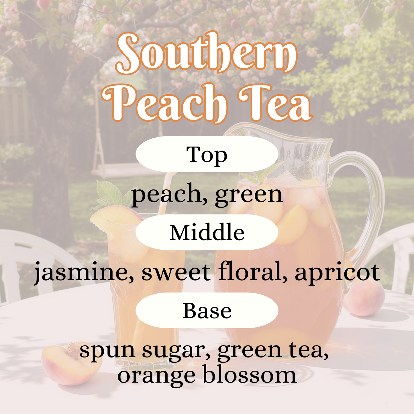 Southern Peach Tea