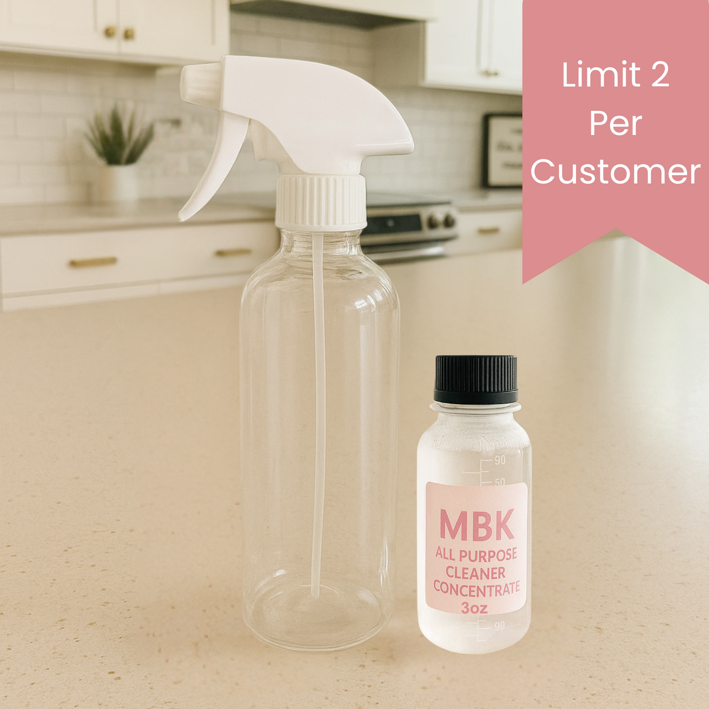 3oz All Purpose Cleaner Concentrate w/ FREE 8oz Spray Bottle