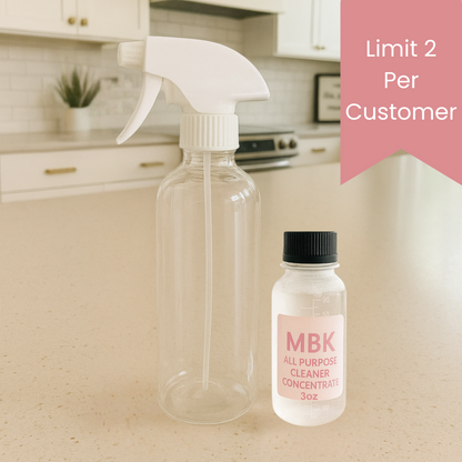 3oz All Purpose Cleaner Concentrate w/ FREE 8oz Spray Bottle