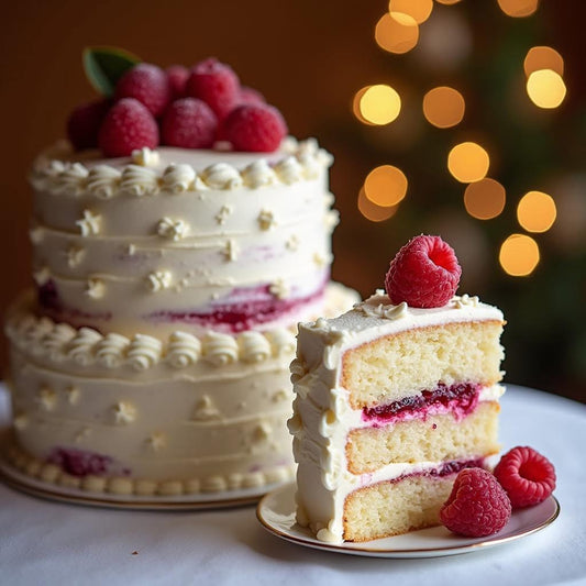 Raspberry Wedding Cake