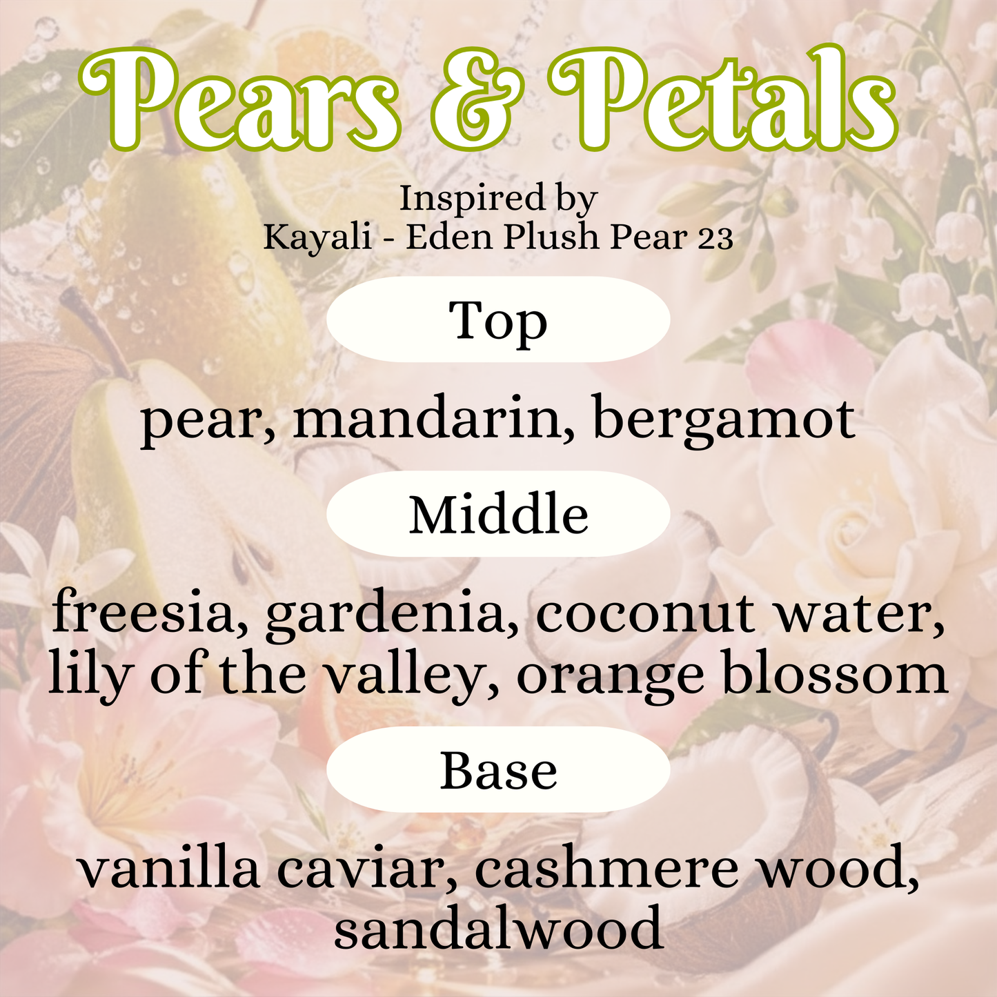 Pear & Petals 🌟