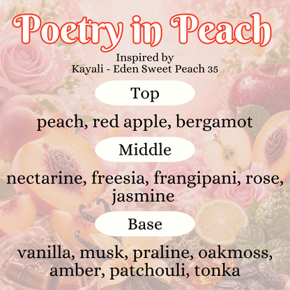Poetry in Peach 🌟