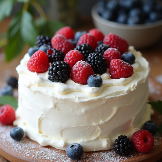 Swiss Meringue and Berries