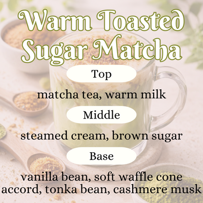 Warm Toasted Sugar Matcha 🌟