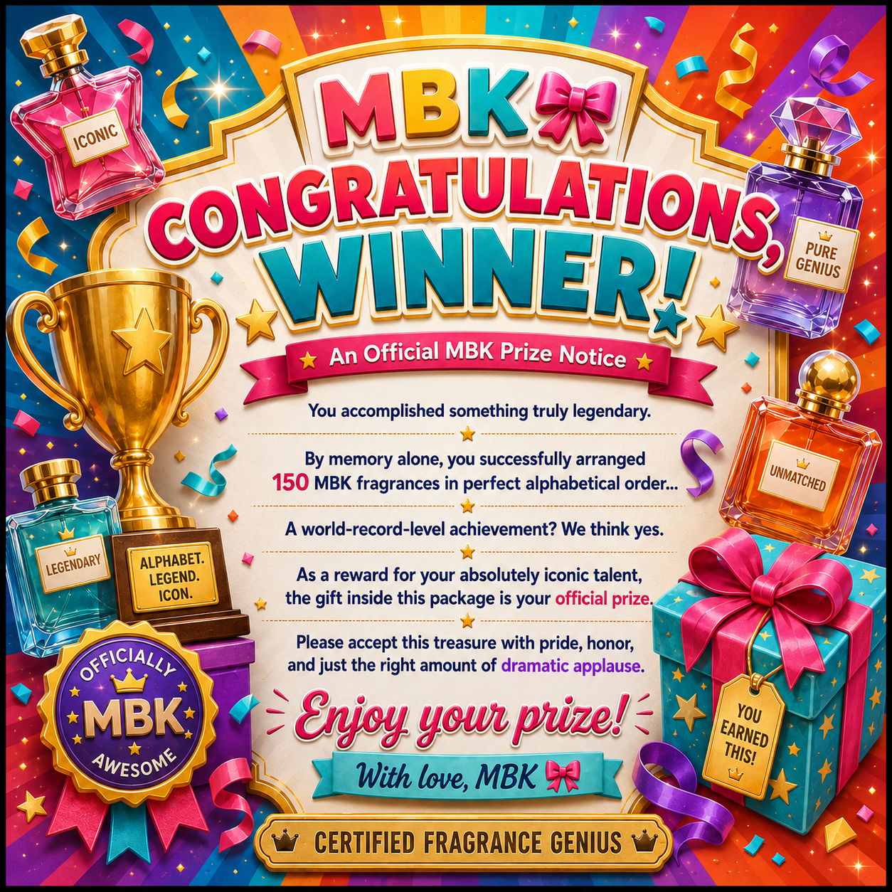 The MBK Alibi