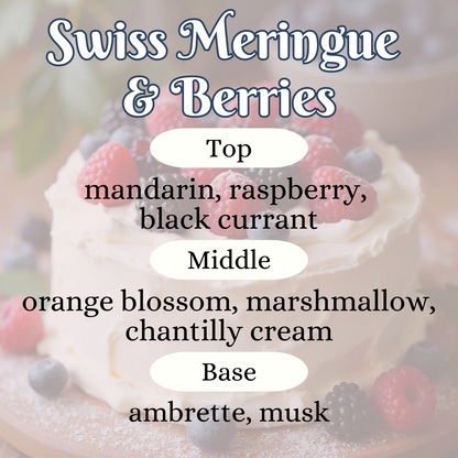 Swiss Meringue and Berries