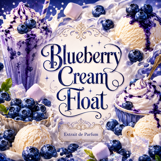Blueberry Cream Float